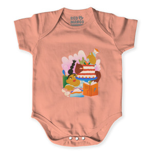 Baby Jumper Belajar makan kue