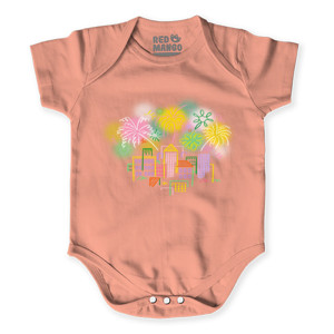 Baby Jumper Pemandangan kota kembang api