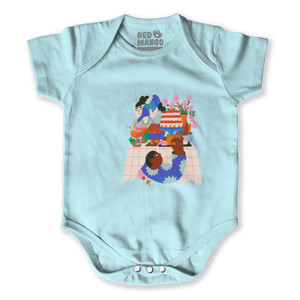 Baby Jumper Pesta makan kue