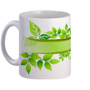 Mug Daun hijau