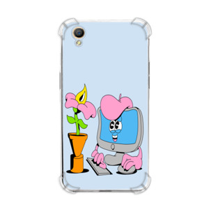 Casing HP Layar bunga ceria