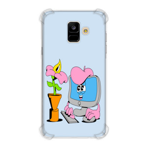 Casing HP Layar bunga ceria