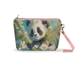 Pouch Trapesium Anak panda lucu 1