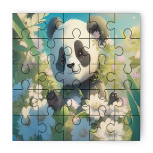 Puzzle Anak panda lucu 1