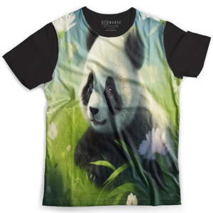 Kaos Fullprint Panda lucu 12