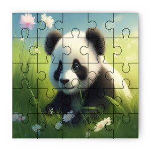 Puzzle Panda lucu 11