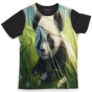 Kaos Fullprint Panda lucu 11