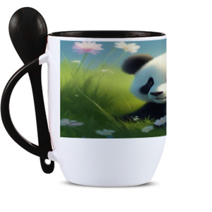 Mug Sendok Panda lucu 11