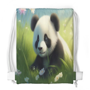 Tas Serut Fullprint Panda lucu 11