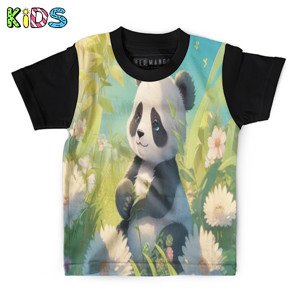 Kaos Anak Full-Print Panda lucu 2