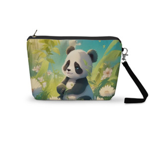 Pouch Trapesium Panda lucu 2