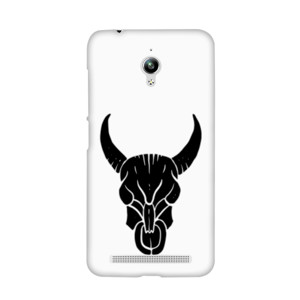 Banteng tato yang digambar tangan hitam Casing HP