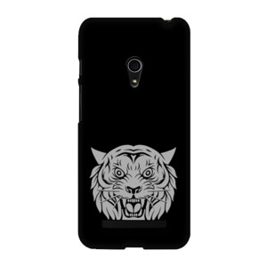 Wajah harimau marah putih Casing HP