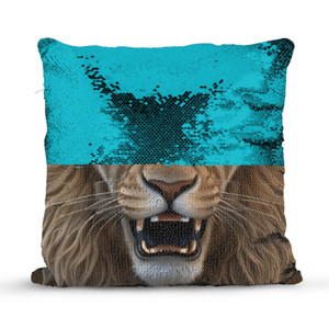 Bantal Ajaib Lion face - Singa alam liar 4