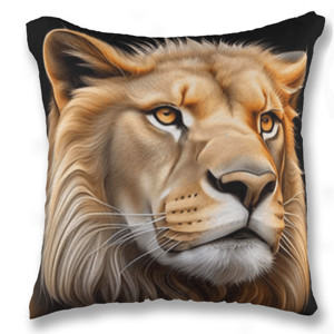 Bantal Lion face - Singa alam liar 3