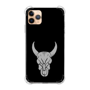 Casing HP Banteng tato yang digambar tangan putih