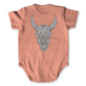 Baby Jumper Banteng tato yang digambar tangan putih