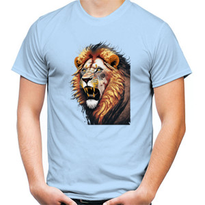 Kaos Lion face - Singa alam liar 14