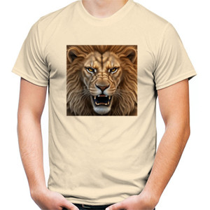 Kaos Lion face - Singa alam liar 4