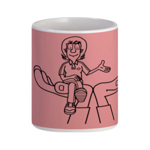 Mug Support Woman Relaxed Hands