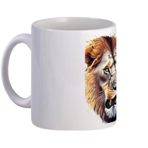 Mug Lion face - Singa alam liar 6