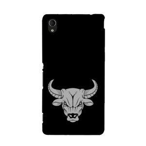 kepala banteng marah putih Casing HP